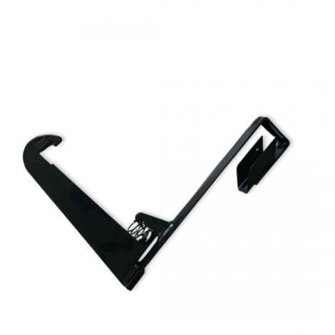 FLENDER-FLUX Flender Schneefangstütze GH 200mm f. Dachziegel & -steine Nr. 76 B verzinkt, dunkelgrau