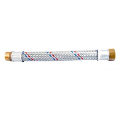 FLESSIBILE ANTIVIBRANTE IN ACCIAIO ZINCATO MF CM 60 1&quot1/2