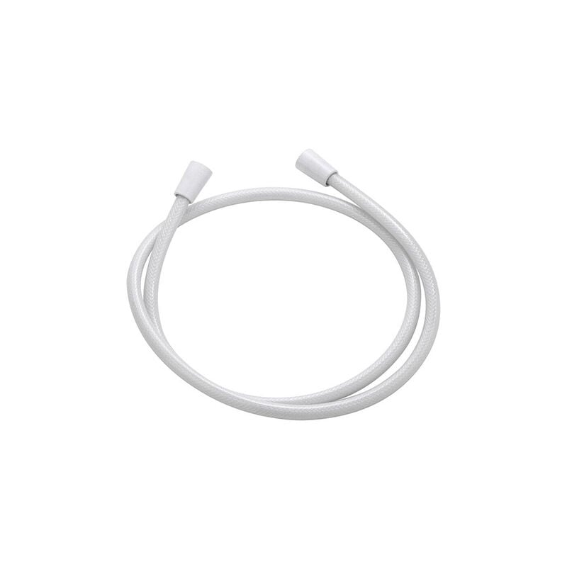 Flessibile laccio doccia in pvc bianco antitorsione 150 cm