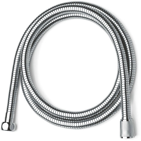 Flessibile Doccia Doppia Aggraffatura Acciaio Inox Tubo 150 200 cm Elements - Formato: 200 cm