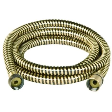 Flessibile doccia in acciaio inox con attacco conico cm 200 bronzato FLEXA