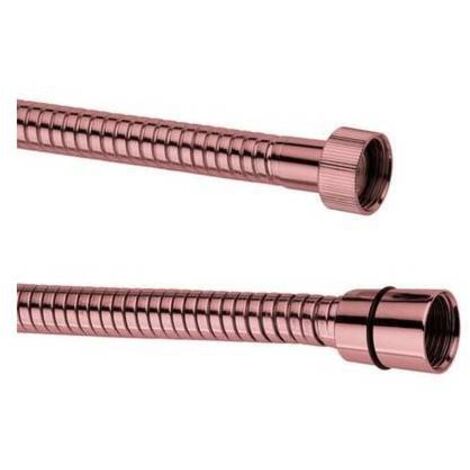 FLESSIBILE DOCCIA IN OTTONE - ATTACCO 1/2F X 1/2F Rame - cm 150