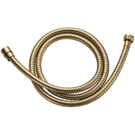 Flessibile doccia oro opaco 150 cm doppia graffatura