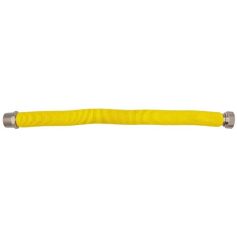 Flessibile estensibile ø 1" MF - 130 ÷ 220 mm per allacciamento caldaia gas rivestito in polietilene giallo 00000016140