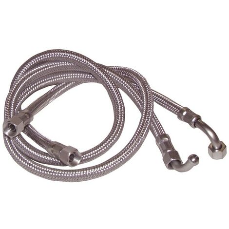 Flessibile gasolio F1/4" x F1/4" a gomito 90° 1000