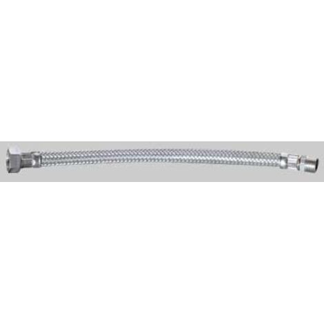 FLESSIBILE IN ACCIAIO INOX 3/8 M X 1/2 F - cm 60