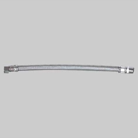 FLESSIBILE IN ACCIAIO INOX 3/8 M X 3/8 F - cm 35