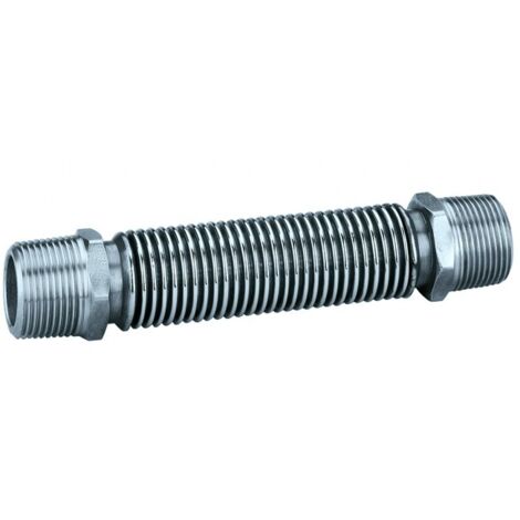 Flessibile in acciaio inox antivibrante maschio maschio per gas en676 11/2" CALEFFI