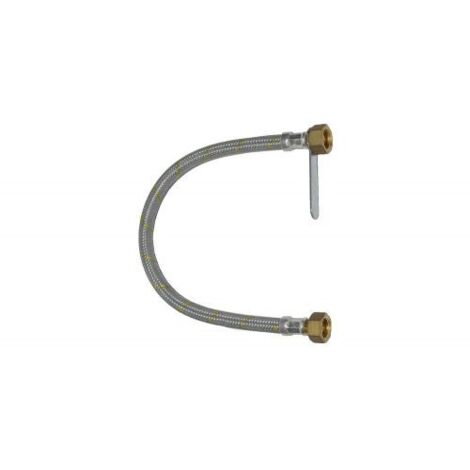 Flessibile in acciaio inox centralina gas 50 cm 1/2 femmina WIN