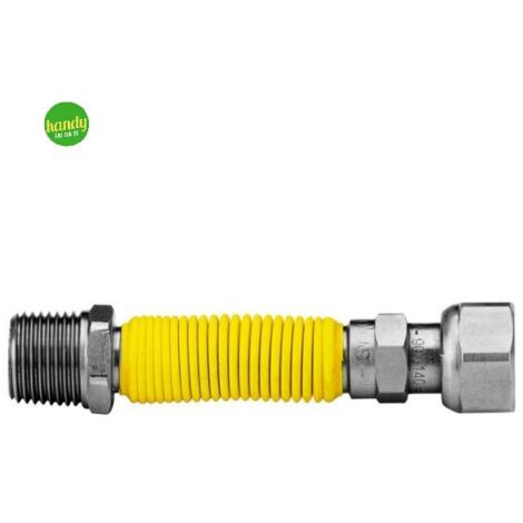 Flessibile in acciaio inox estensibile rivestito per gas maschio/femmina m.f. 1/2 mm 220-420 FLEXA