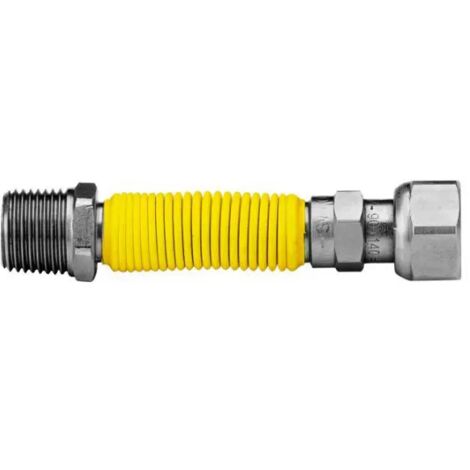 Flessibile in acciaio inox estensibile rivestito per gas maschio/femmina m.f. 3/4 mm 220-420 FLEXA