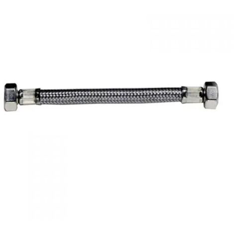 Flessibile in acciaio inox femmina femmina dn10 cm 30 f.1/2 f.3/8 FLEXA