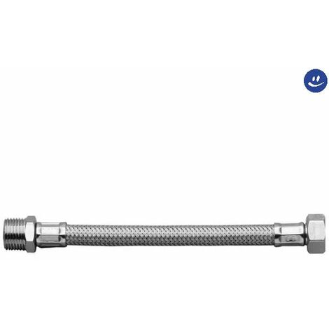 Flessibile In Acciaio Inox Estensibile Per Acqua Maschio Femmina M.f. 1 2 Mm 130 220 Flexa - Foto 5