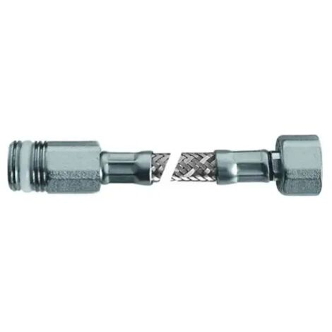 Flessibile in acciaio inox maschio prolungato/femmina modello flexcore dn 8 cm20 m.1/2 f.3/8 - attacco maschio prolungato NEOPERL
