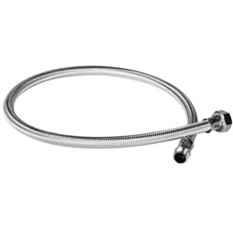 Flessibile in acciaio inox per alimentatore d'aria m.1/4 f.1/2 cm 70