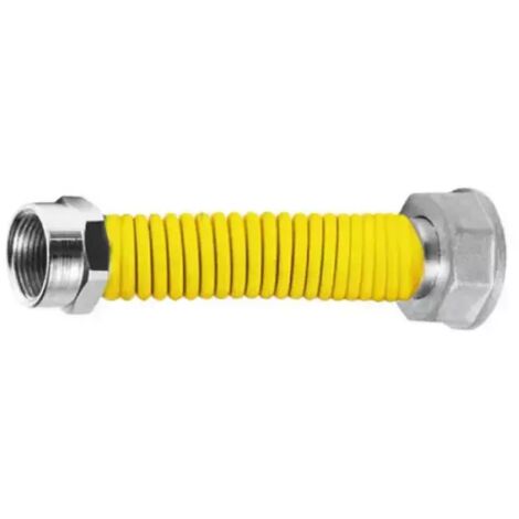 Flessibile in acciaio inox rivestito per contatore gas f. 3/4 f.1 mm 150 AMBRA GAS
