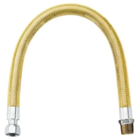 Flessibile in acciaio inox rivestito per gas en14800 m.f. 1/2" - cm 200 NEOPERL