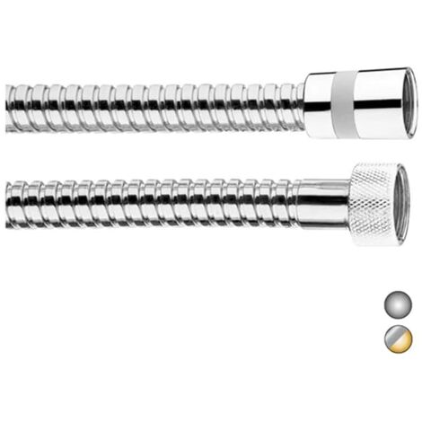 FLESSIBILE IN OTTONE DOPPIA AGGRAFFATURA BOSSINI Cromato 150 cm (1,5 mt)