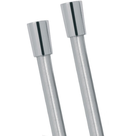 FLESSIBILE IN PVC GRIGIO BRILLANTE 200 CM ANTITORSIONE DAMAST SILVERLUX