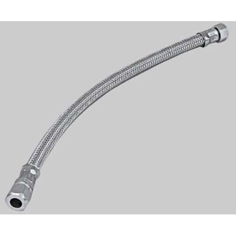 FLESSIBILE INOX CON BICONO FEMMINA - cm 60 F 1/2 x bicono 10