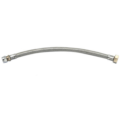 FLESSIBILE INOX DN. 10 CALOTTA + BICONO Calotta F 1/2 cm 35 DH