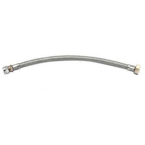 FLESSIBILE INOX DN. 10 CALOTTA + BICONO Calotta F 1/2 cm 35 DH