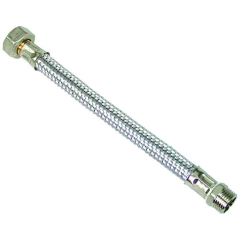 Flessibile Inox Dn8 M3/8 - F1/2 - M3/8 - F1/2 cm.25 - 10 pz