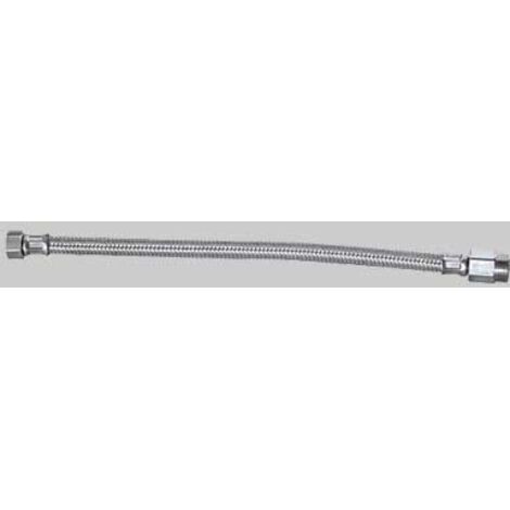FLESSIBILE INOX M 3/8 PROLUNGATO F 1/2 - cm 60