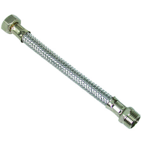 Flessibile inox m1/2 - f1/2 - m 1/2 f 1/2 cm.30