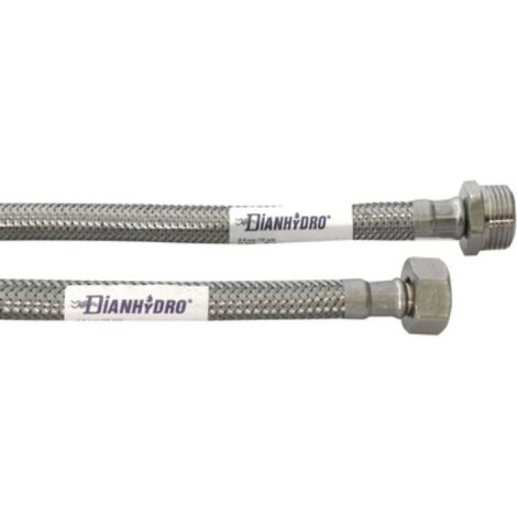 FLESSIBILE INOX MODELLO NORMALE  CM. 150 MF 1/2 x 1/2