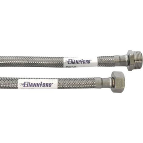 FLESSIBILE INOX MODELLO NORMALE  CM. 30 FF 3/8 x 3/8