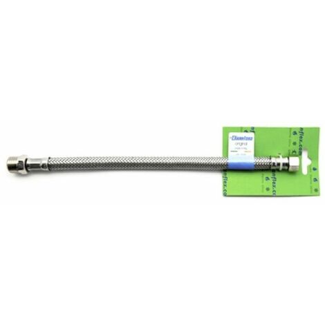 FLESSIBILE INOX MODELLO NORMALE  CM. 30 S-BRICO MF 1/2 x 1/2