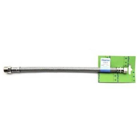 FLESSIBILE INOX MODELLO NORMALE  CM. 40 S-BRICO MF 3/8 x 3/8 FAIDF