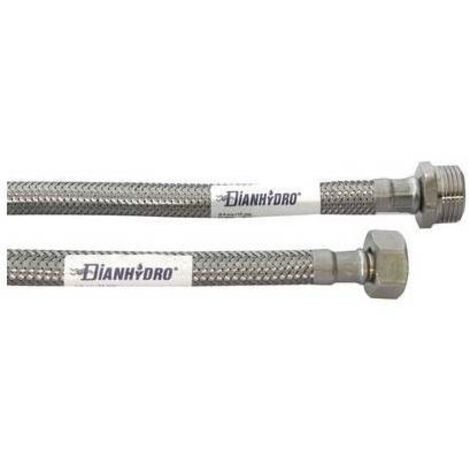 FLESSIBILE INOX MODELLO NORMALE CM. 50 FF 1/2 x 1/2