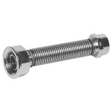 FLESSIBILE INOX PER CONTATORE GAS FF CM. 20 PARIGI 1 x 3/4 PARIG