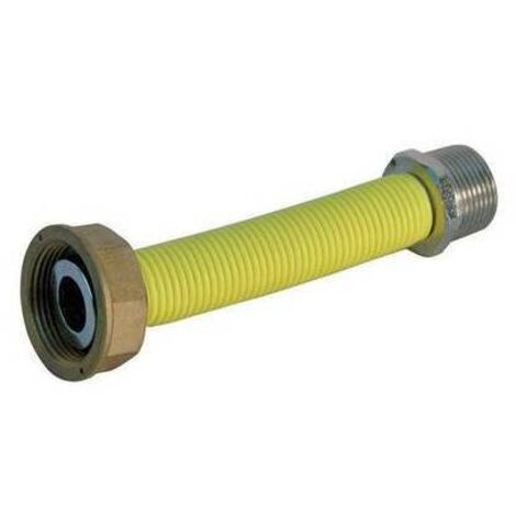 FLESSIBILE INOX PER CONTATORE GAS MF CM.20 PARIGI 1"1/4 x 3/4"
