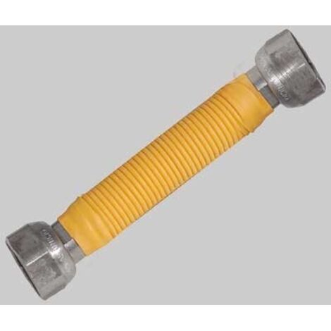 FLESSIBILE INOX PER GAS RIDOTTO FF - 1/2x3/4 220x420 mm