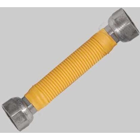 FLESSIBILE INOX RIVESTITO PER GAS FF - 1/2 130-220 mm