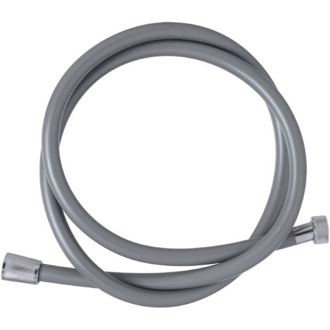 Flessibile laccio doccia in PVC grigio antitorsione 200 cm