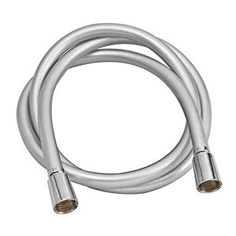 IDROWEB Flessibile laccio tubo antitorsione per Doccia Argento silver da 200 cm