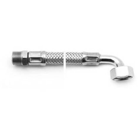 FLESSIBILE PARINOX PER ACQUA CON CURVETTA M1/2" x F3/4" cm 30