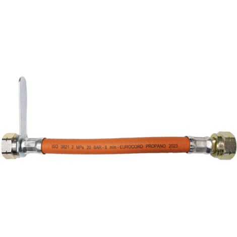 Flessibile Per Centraline Gomma Cm.70 F.F.1/2 Gas - 6 Pz
