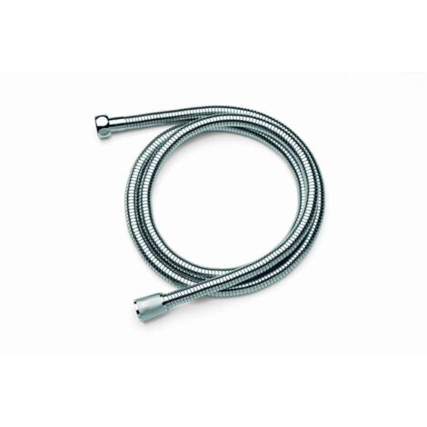 Flessibile per Doccia Bagno Acciaio Cromato Lucido Doppia Aggraffatura Metaform - Dimensione: 200 cm