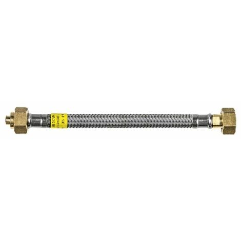 FLESSIBILE PER GAS TRECCIA INOX SICURGAS NG DN8 1000 mm