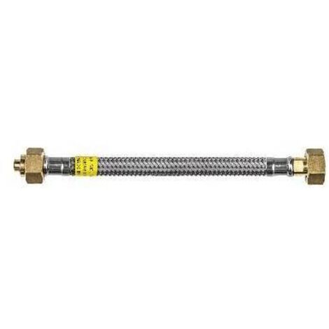 FLESSIBILE PER GAS TRECCIA INOX SICURGAS NG DN8 800 mm