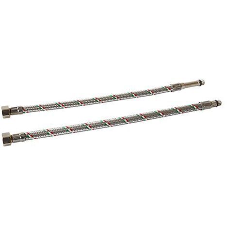 FLESSIBILE PER MONOCOMANDO cm 35 - M 10 x 3/8" F att. Lungo  PZ 10