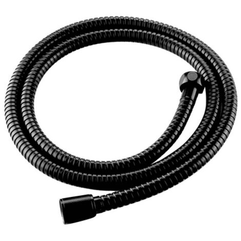Flessibile ricambio per rubinetteria colorata nero - cm 150