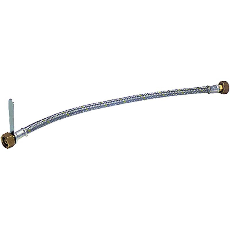 FLESSIBILE TRECCIATO PER CENTRALINE GAS 1/2 FF cm 70 - pz.1 1/2 FF cm 70 - pz.1