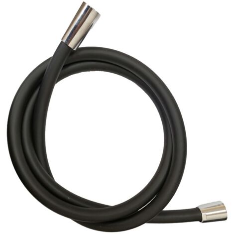 Flessibile x doccia nero opaco cm.150
