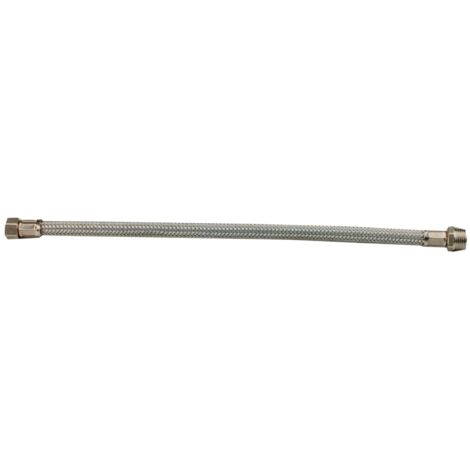 FLESSIBILI INOX M.F. 3/8 CM. 50 DN.10. Prezzo per 1 pezzo.